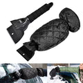 Ice Scraper Mitt — Warm Fleece Glove with Built-In Scraper